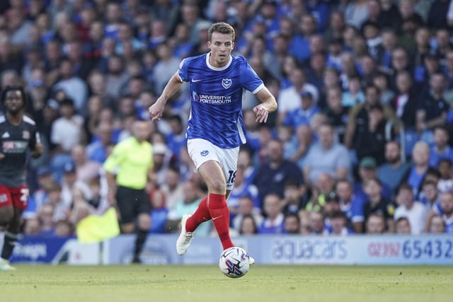 A colossus in the air all match, on occasions heading the ball away while winning fouls. Growing into his Pompey role and certainly his best display for the club since arriving from Burton.