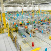 Inside Amazon's new delivery station in Havant - inside the warehouse