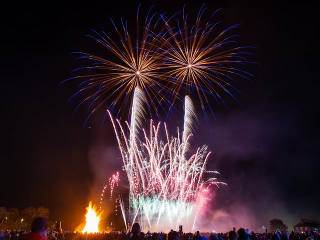 People from across the region descended onto the grounds of HMS Sultan on Thursday evening for a night of excitement, bonfire and fireworks.Pictured - HMS Sultan FireworlsPhotos by Alex Shute