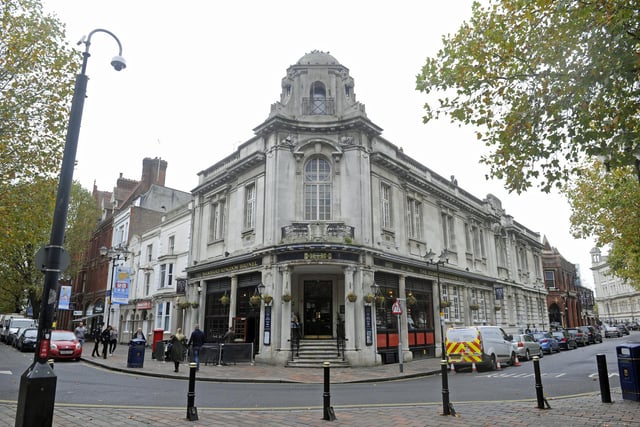 Some of the cheapest pints in Portsmouth can be bought at the Isambard Kingdom Brunel Wetherspoons pub in Guildhall Walk. According to the Wetherspoons app, Hook Norton brewery's Off The Hook IPA, and New Wave IPA by Bank's brewery, can be bought for £1.99 a pint.