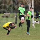 AFC Bedhampton Village A (green/black) v AFC Prospect Farm Rangers. Picture by Kevin Shipp