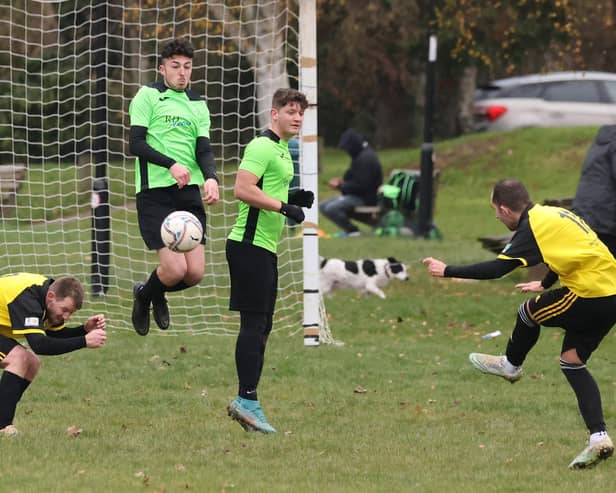 AFC Bedhampton Village A (green/black) v AFC Prospect Farm Rangers. Picture by Kevin Shipp