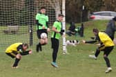 AFC Bedhampton Village A (green/black) v AFC Prospect Farm Rangers. Picture by Kevin Shipp