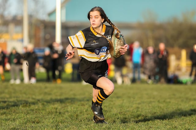 A Portsmouth Valkyries player. Picture by Nathan Lipsham