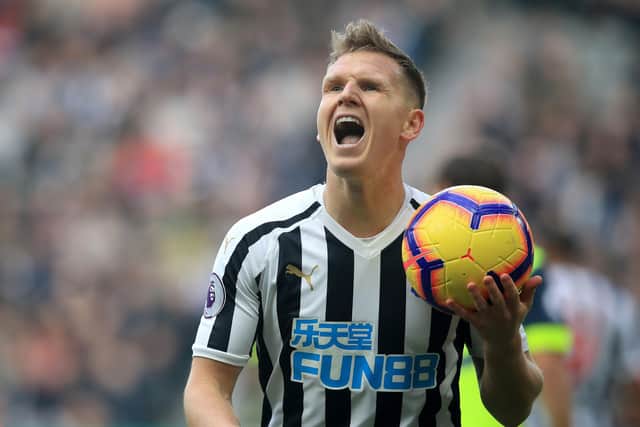 Matt Ritchie turning out for Newcastle today