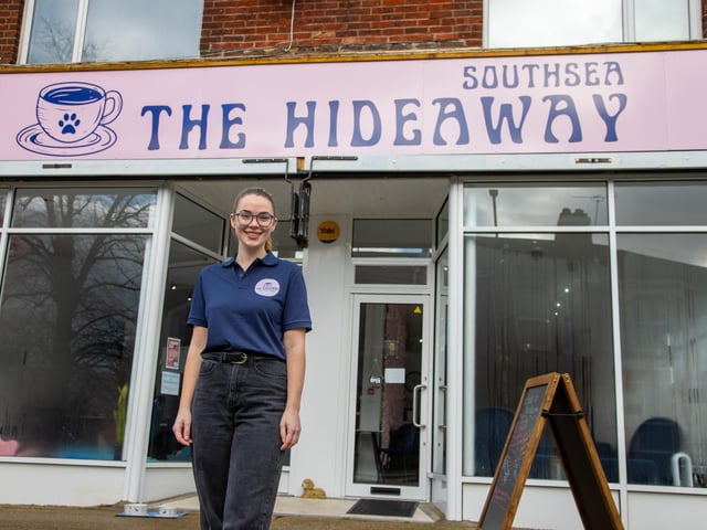 Chloe Wheelerm and her family have opened a dog friendly cafe in Southsea, offering a host of dog related activities and refreshments for their owners.
Pictured - Chloe Wheeler of Hideaway Dog Cafe
Photos by Alex Shute