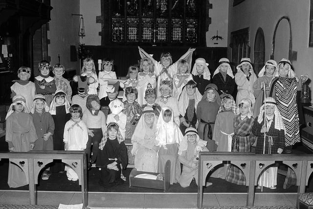1980 and Church Warsop's School Nativity - can you spot any familiar faces?