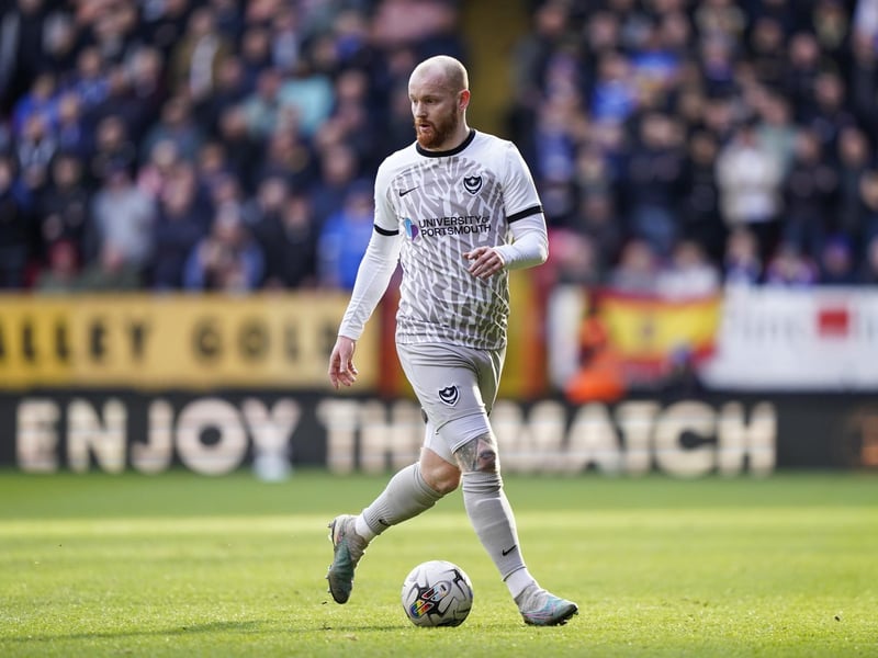 Pompey left-back Connor Ogilvie in action against Charlton. Picture: Jason Brown/ProSportsImages
