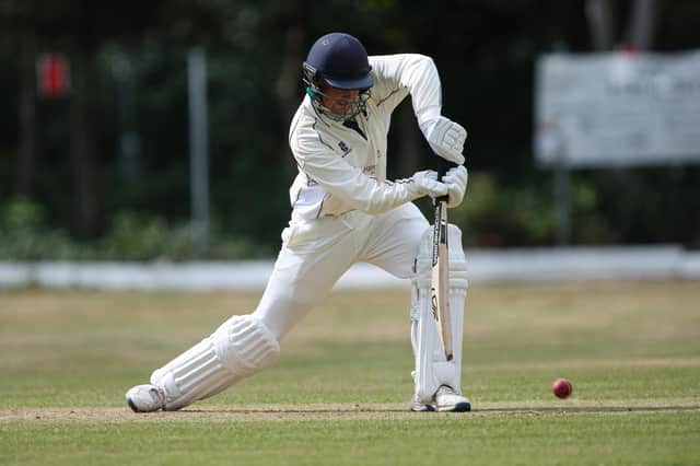 Archie Reynolds fell for a duck as his Waterlooville side were routed for just 62 by Bashley 2nds.
Picture: Chris Moorhouse