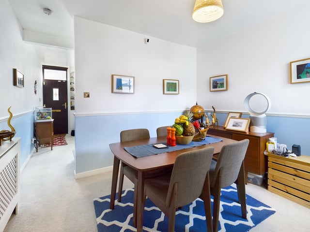 The dining room of the property on sale on Londesborough Road, Southsea