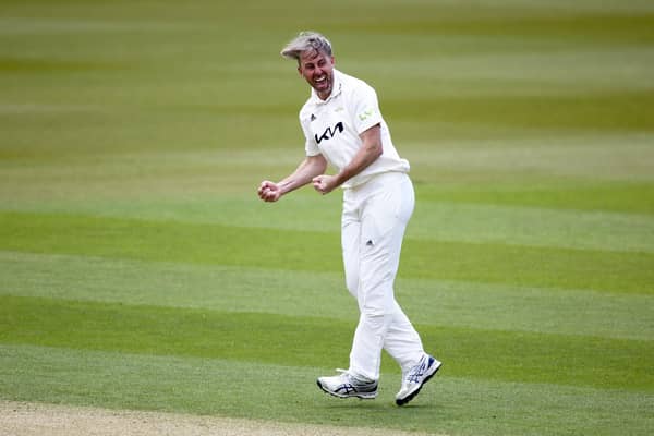 Former England Test all-rounder Rikki Clarke took two early wickets as Shrewton thrashed Hayling Island in the Hampshire League's second tier. Photo by Jordan Mansfield/Getty Images for Surrey CCC.