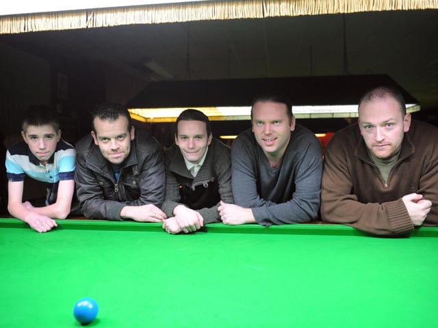 The 2011 Copnor B team. From left: Jordan Winbourne, Simon Munday, David Lawrence, Pascal Richard and Dave Hume.