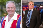 Bobby Davro, left, and Jim Davidson