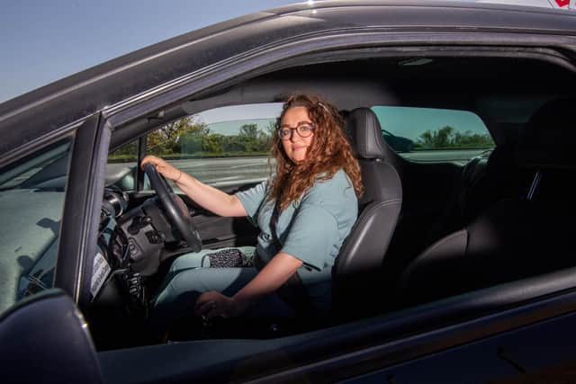 Taylor Pepper who has passed her test at Portsdown Hill, Portsmouth.
Picture: Habibur Rahman