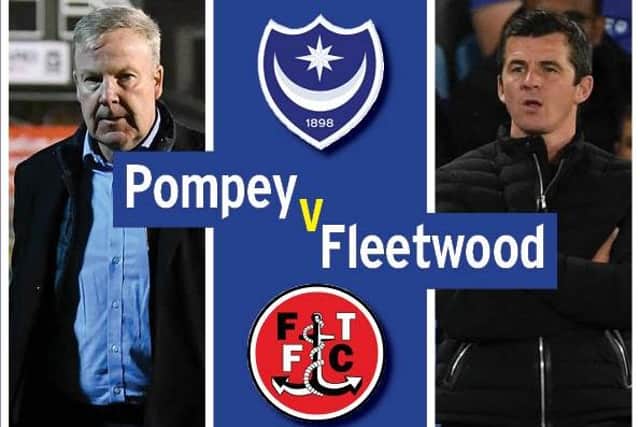 Kenny Jackett's Pompey host Joey Barton and his Fleetwood side at Fratton Park tonight