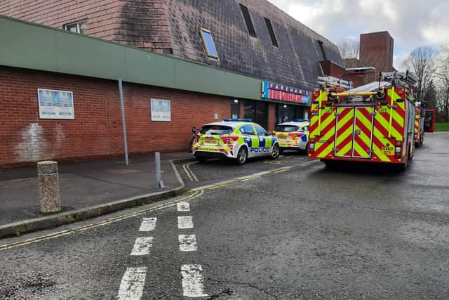 Police and fire crews attended Osborn Road, Fareham, after a concern for welfare call this weekend. Picture: Hampshire Constabulary