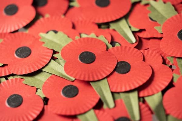 The Royal British Legion's new 100% paper poppy, available for Poppy Appeal from October 2023.