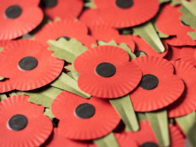 The Royal British Legion's new 100% paper poppy, available for Poppy Appeal from October 2023.