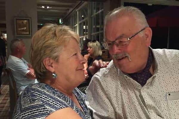 Former PC Don Andrews, 72, who died on Easter Sunday 2020 at Queen Alexandra Hospital after testing positive for Covid-19. Pictured with his wife Rose before her death in 2018.