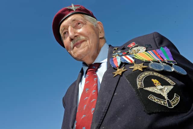 D-Day veteran Arthur Bailey. Picture: Ian Hargreaves (141650-8)