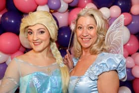 Princess Elsa and the Fairy Godmother. Picture: Chris Moorhouse (jpns 230222-31)
