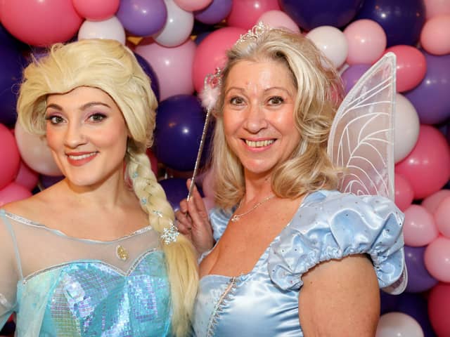 Princess Elsa and the Fairy Godmother. Picture: Chris Moorhouse (jpns 230222-31)