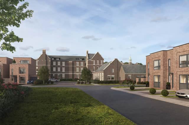 CGI of how the St James' Hospital site will look under plans by developer PJ Livesey