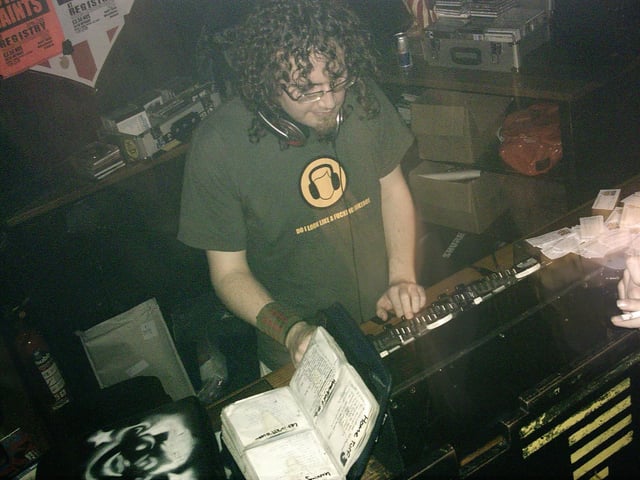 William Chambers at Delight club night taken in April 2006 at Route 66 (now Astoria).