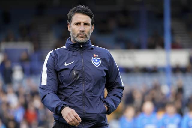 Pompey boss Danny Cowley.