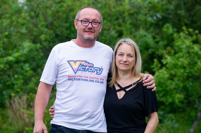 Jamie and Rachel Moore at their home in Waterlooville. Picture: Habibur Rahman