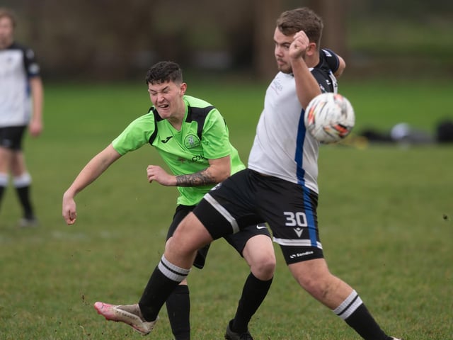 Bedhampton Village Reserves (green) v Fleur de Lys. Picture: Keith Woodland