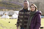 Teachers Jimmy (Will Mellor) and Dani (Kara Tointon) get into trouble on a school trip in the new series of Channel 5 anthology drama The Teacher (Picture: Channel 5)
