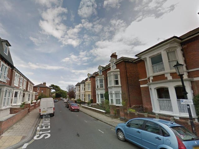 The average property price in St Edwards Road is £743,333.