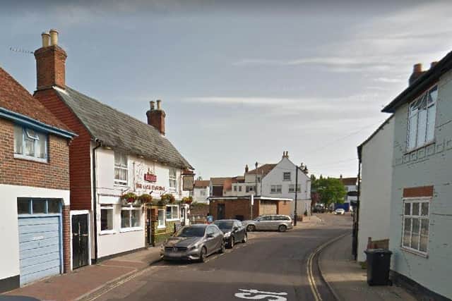The incident took place in South Street, Emsworth, by the Coal Exchange pub. Picture: Google Maps