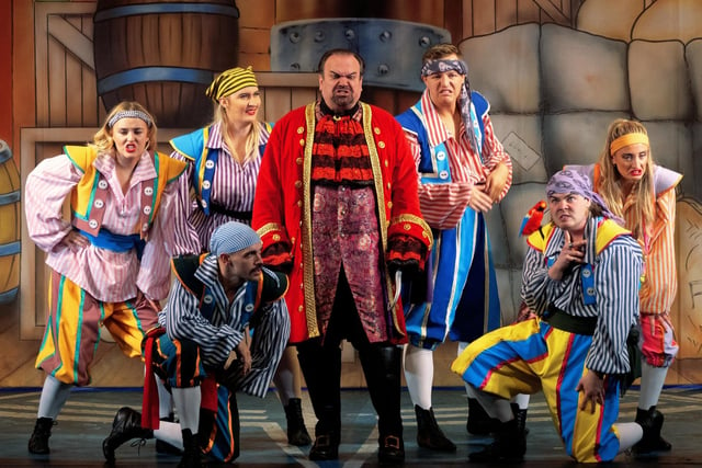 Hook is the Kings Theatre pantomime for 2023, starring Shaun Williamson as Hook
Picture by Alan Bound for The Kings Theatre
