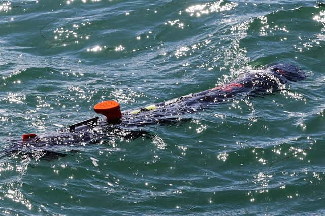 The uncrewed underwater vehicle can hunt and detect mines at the bottom of the seabed while keeping operators out of harm's way