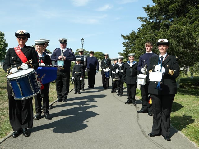The VJ Day 80 Service at St. Marys Church, Portchester on Saturday, August 17.