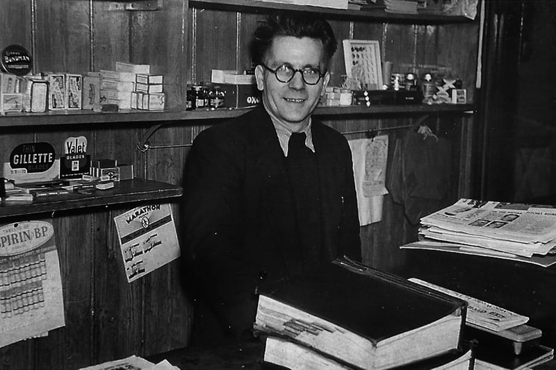 Anne Stockham's Dad in their shop Sewards at 193 Fawcett Road
Picture: Courtesy of Anne Stockham (nee Seward)