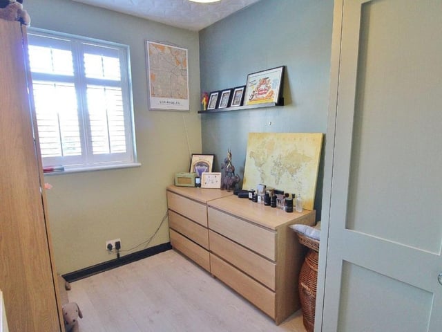 This property comes with two bedrooms, one bathroom and two reception rooms, as well as a garden area.