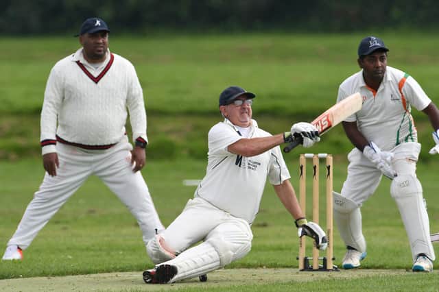 Portsmouth Community batting against Kerala 3rds at Cockleshell Gardens. Picture: Neil Marshall