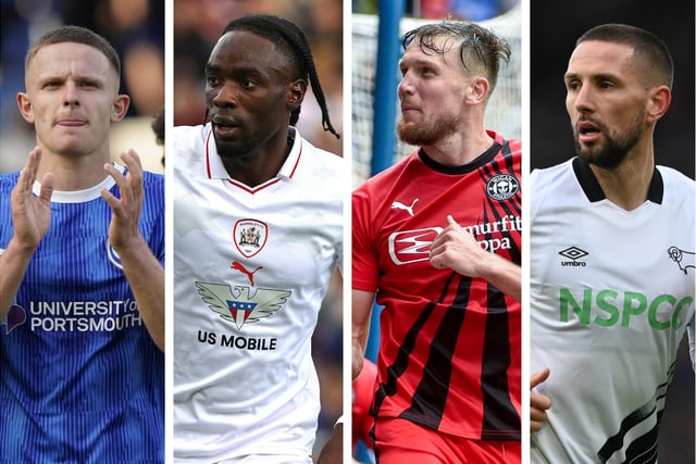 From left: Colby Bishop, Devante Cole, Charlie Wyke and Conor Hourihane have been among League One's best formers, according to WhoScored.com