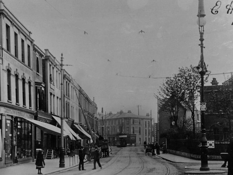 Albert Road before the Kings Theatre was built. 1905.