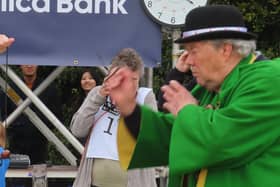 World Conker Championships, men’s winner, David Jakins.