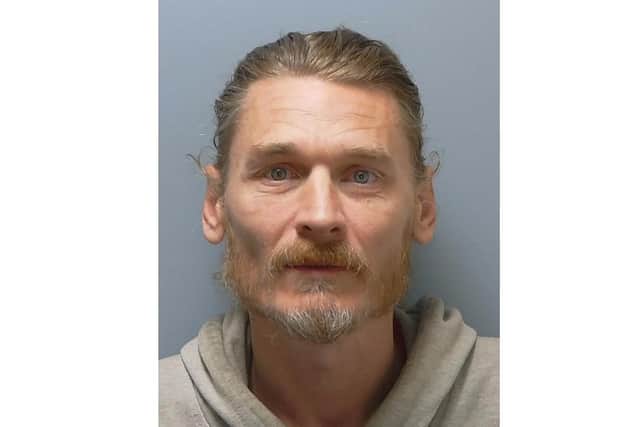 Martin Butler, 43, of Harbour Road in Gosport was jailed for nine years on December 2, 2022, for raping a 16-year-old girl in a Gosport alleyway on November 19, 2021. Picture by Hampshire Constabulary