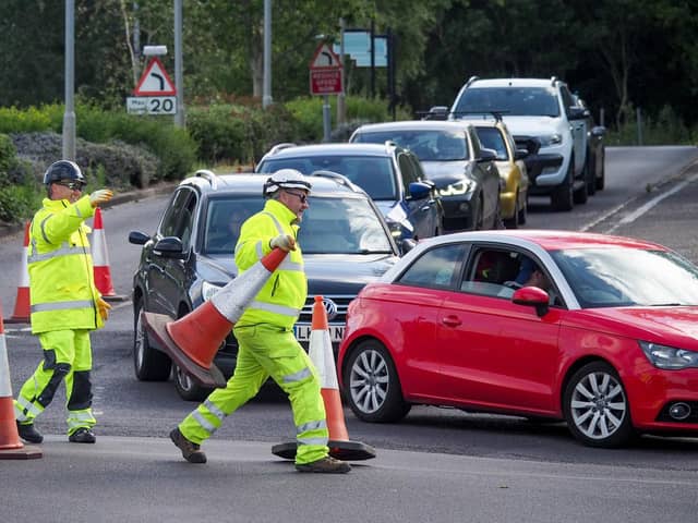 Queues of cars as Port Solent tip reopened after the first lockdown on May 11, 2020 
Picture: Habibur Rahman
