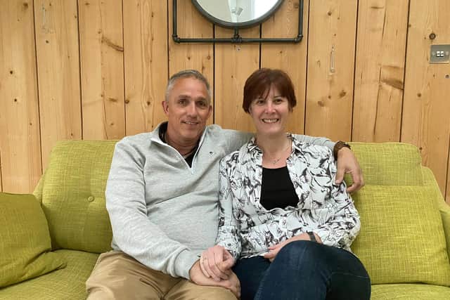 Sonja and John Polman at home in Bognor Regis.