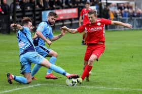 Zack Willett, right, hit a hat-trick in an 8-0 hammering of Bournemouth Poppies. Picture: Sam Stephenson