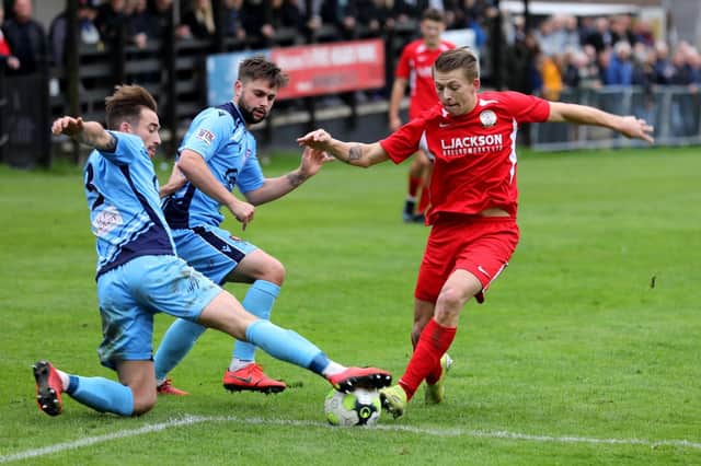 Zack Willett, right, hit a hat-trick in an 8-0 hammering of Bournemouth Poppies. Picture: Sam Stephenson