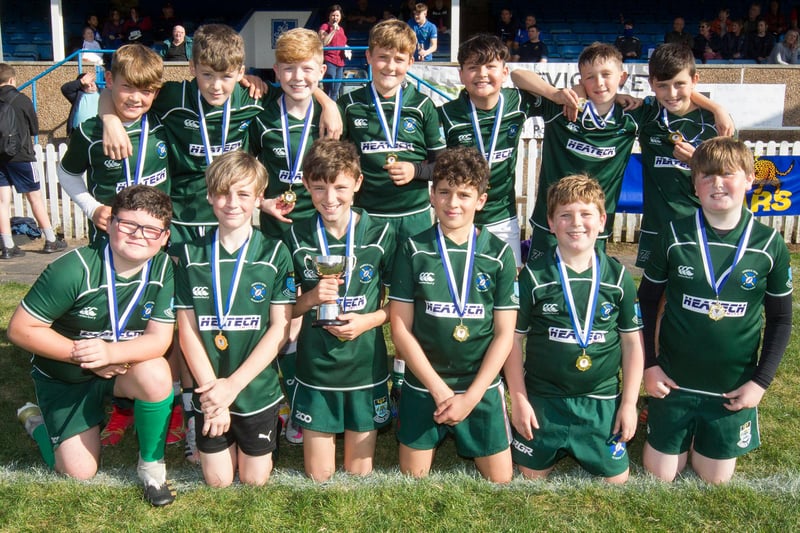 Hawick's P7 team were one of three winners for the Greens at Jed Jags' festival