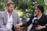 Screen grab photo supplied by ITV Hub courtesy of Harpo Productions/CBS showing the Duke and Duchess of Sussex during their interview with Oprah Winfrey which was broadcast in the US on March 7 and in the UK on March 8. Issue date: Monday March 8, 2021.